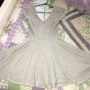 Gray Ribbed Dress -- NEVER WORN
